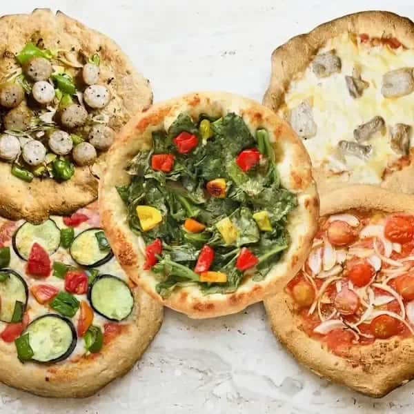 無添加 全粒粉の天然酵母ピザ【農薬不使用小麦×糸島野菜】