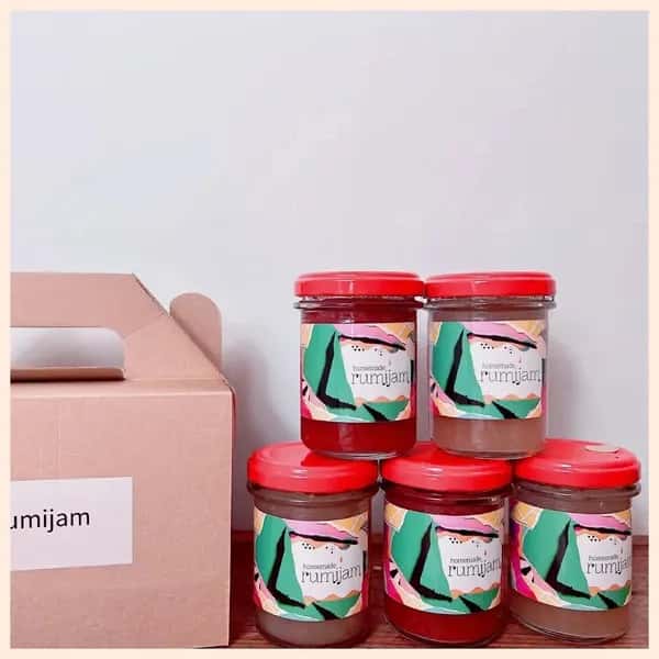 rumijamの保存料・着色料無添加ジャムのHAPPYBOX(ミニサイズ５個入り）