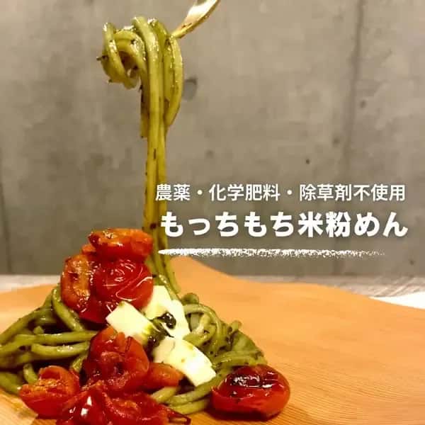 【無農薬･無化学肥料・除草剤フリー】もっちもち グルテンフリー麺　米粉めん