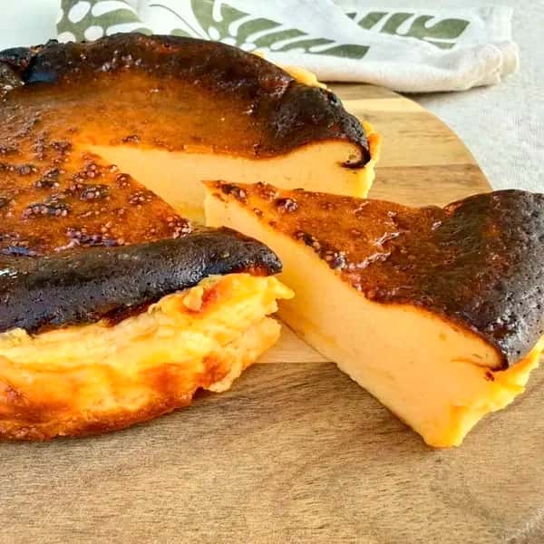 添加物無添加＆グルテンフリー＜バスクチーズケーキ＞玉名牧場グラスフェッドジャージーミルクたっぷり