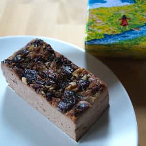 【母の日ギフトにも】麹チーズケーキ -ファインカカオ＆いちじく-（ハーフ）