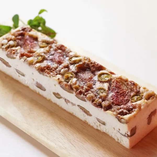 自然をたべる 麹チーズケーキ（たっぷりいちじく）4~6人用（グルテンフリー）