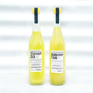 高知の無添加　柚子＆文旦シロップ2本セット