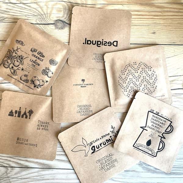 オリジナルパッケージ作ります！無添加のドリップして、飲むお出汁　ORIGINAL BLEND DASHI DRIP