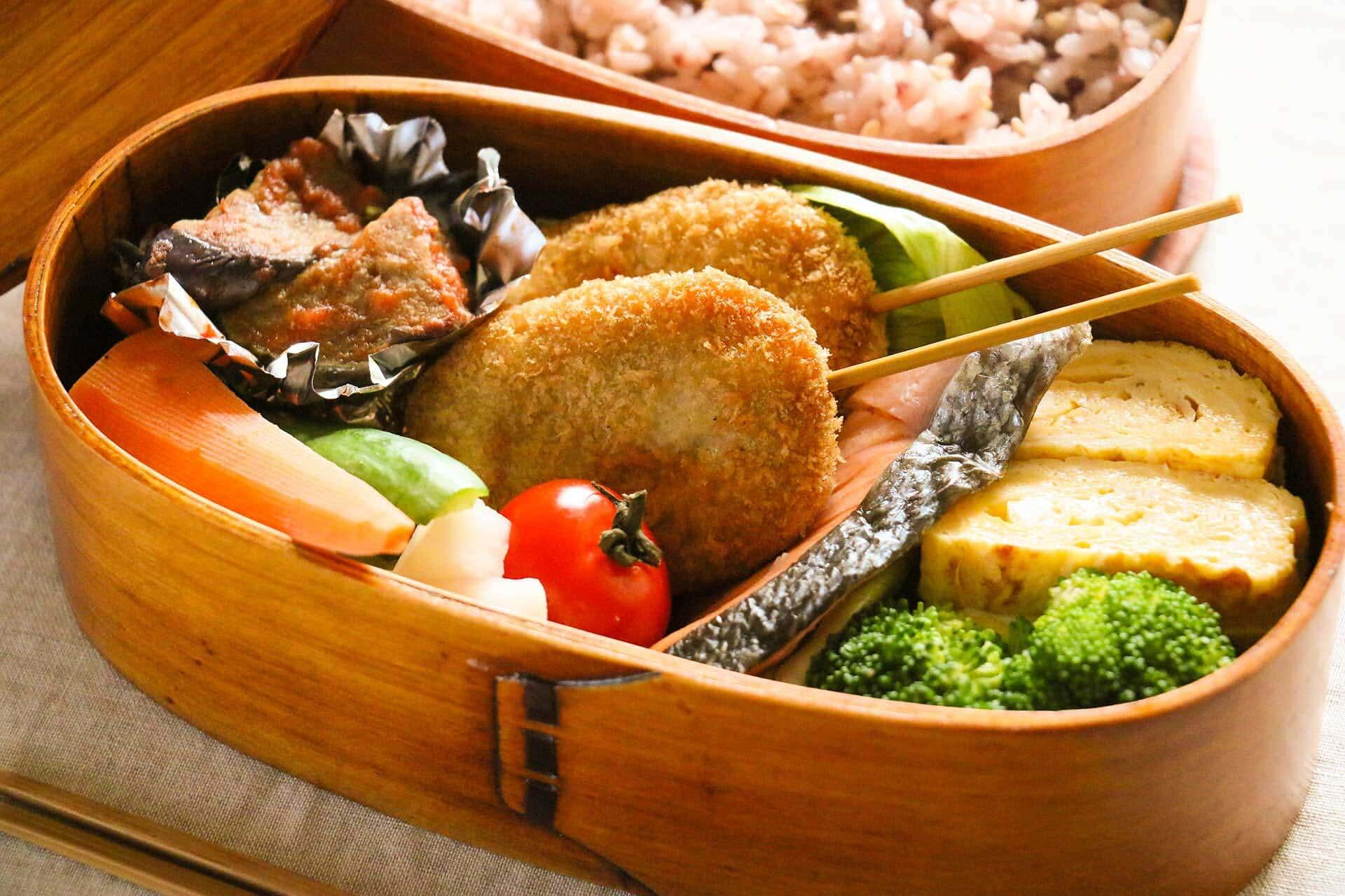 冷凍弁当のおかず 背景