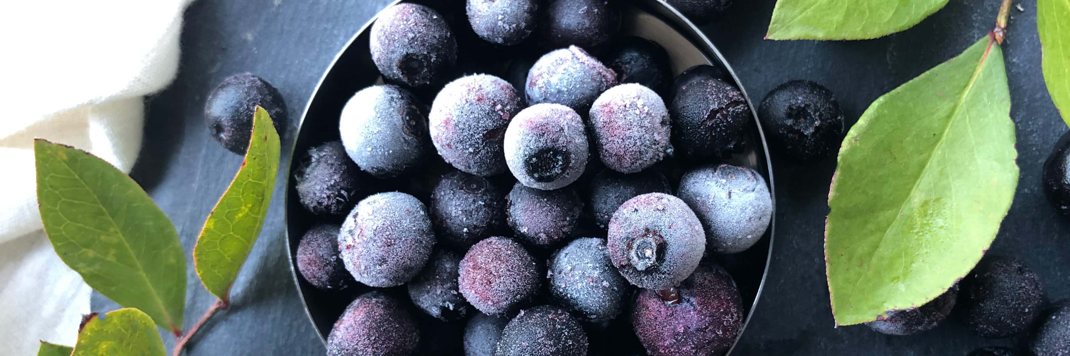 冷凍フルーツ 背景