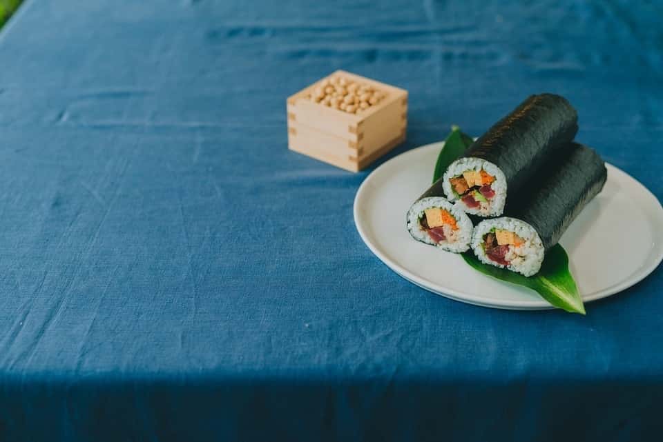 福来たる節分の食材 背景