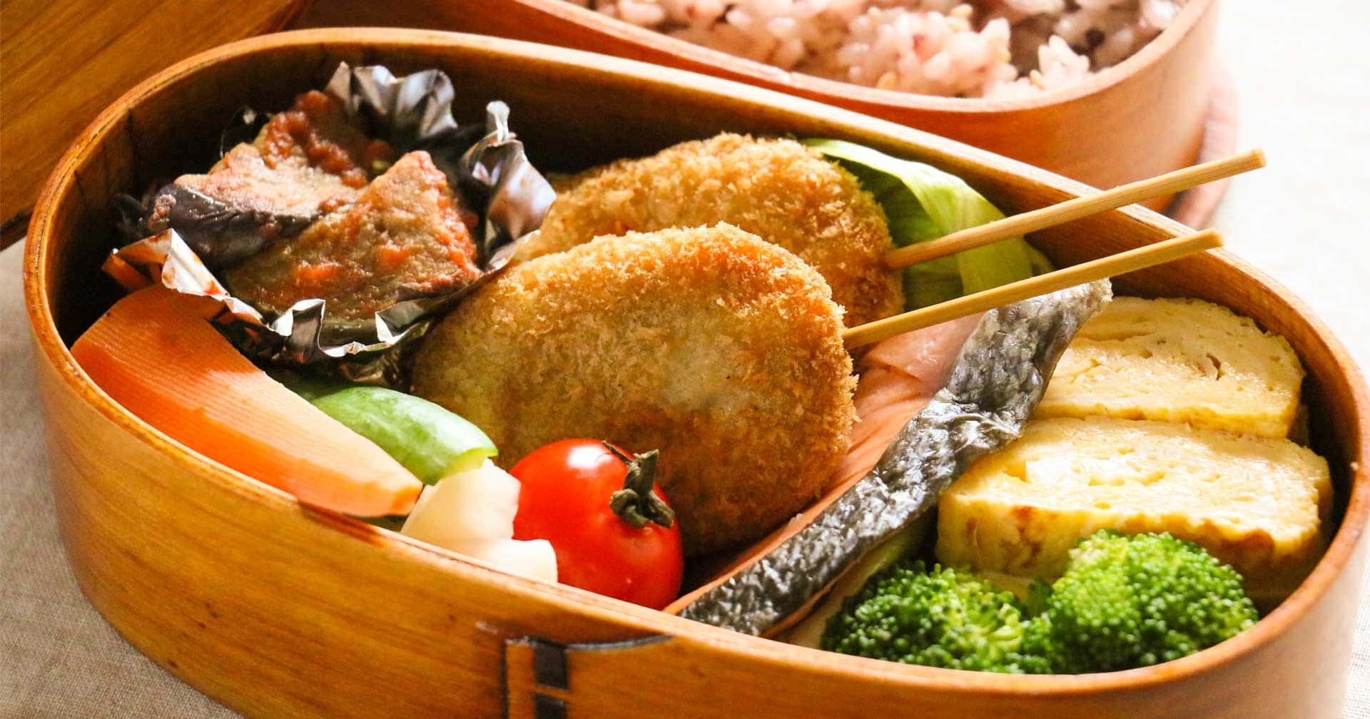 お弁当のおかず 背景