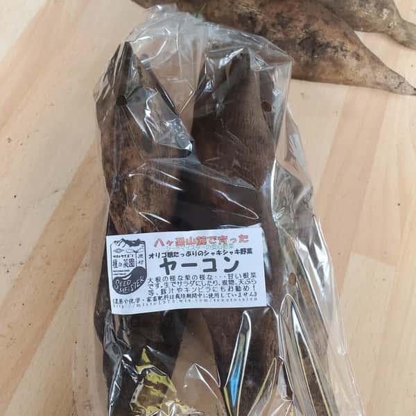 ヤーコン 約4㎏（無農薬・無化学肥料・無家畜肥料）