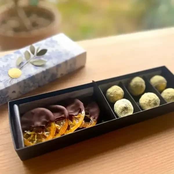 【母の日ギフト】｜日向夏オランジェットと、きなこのトリュフ。宮崎春の詰合せ