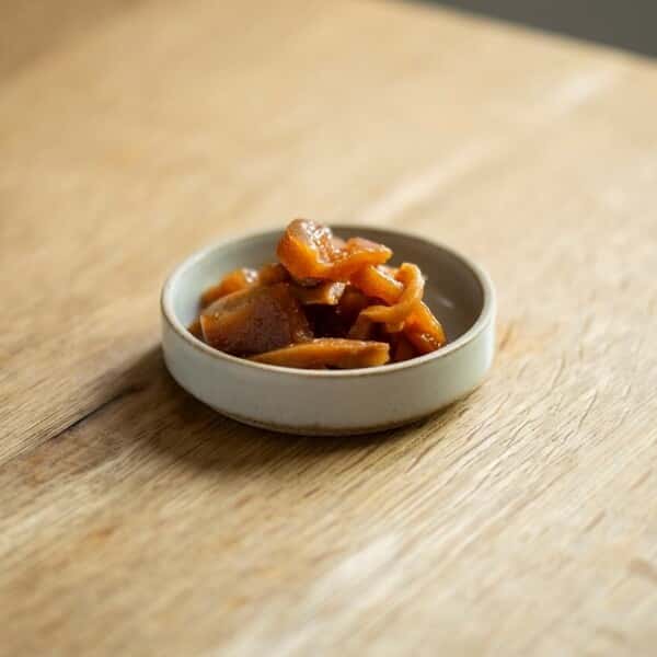 大根と生姜の煮切り漬け