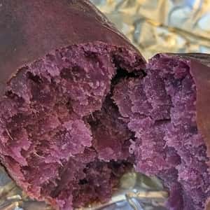 品のよい甘さの熟成紫芋＜パープルスイートロード＞完全無農薬・無肥料・微生物農法栽培