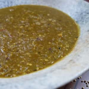 佐倉れんこんともちきびの豆カレー