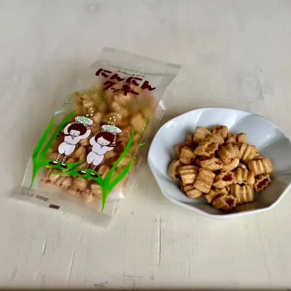 大地のおやつ にんにんクッキー 卵・乳成分不使用