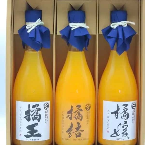 人気のジュース２種類or３種類セット！無添加果汁100％＜オリジナル清見（橘媛）＆サンフルーツ（橘王）＆清見とサンフルのミックス（結）ストレートジュース＞愛媛県産・農薬・化学肥料不使用栽培