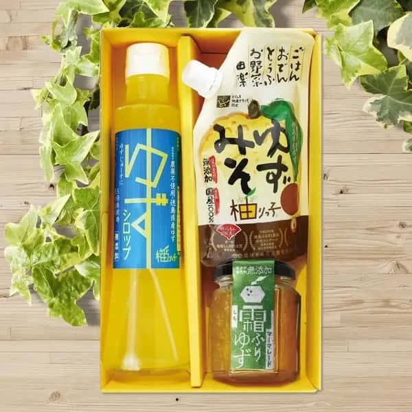 化学調味料無添加＜ゆずのギフトセット＞徳島県産柚子使用