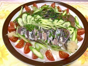 高知の風と共に「カツオたたき＆魚醬油漬け」にめっちゃ興奮＆大満足の画像 1