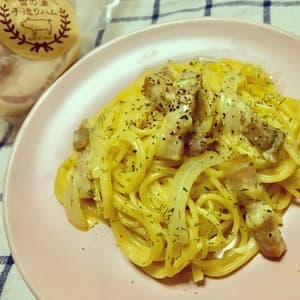 豆乳カルボナーラの画像 1