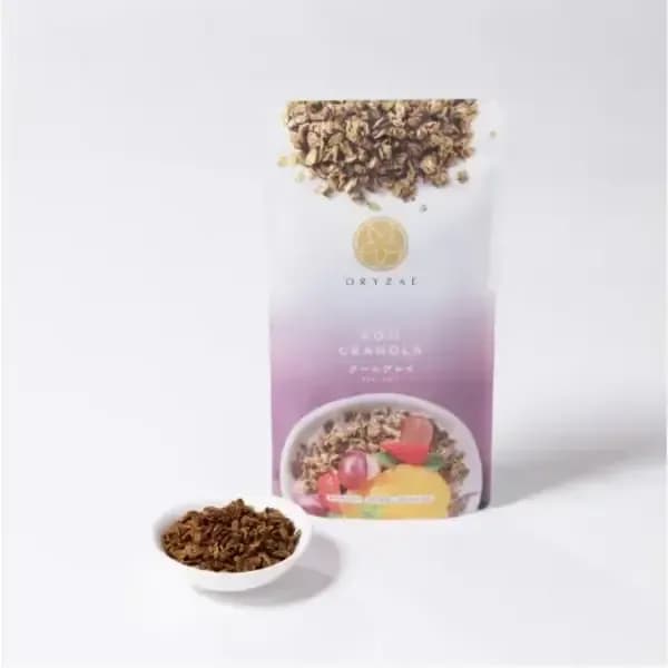 農薬・化学肥料不使用のお米から作る＜糀グラノーラ・アールグレイ＞砂糖不使用