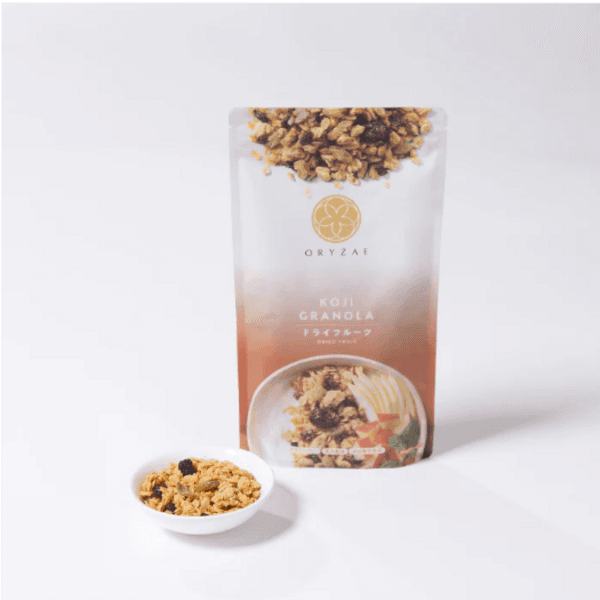 農薬・化学肥料不使用のお米から作る＜糀グラノーラ・ドライフルーツ＞砂糖不使用