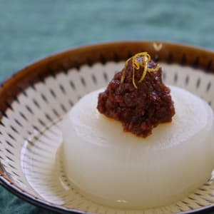 大根のさばみそのせ