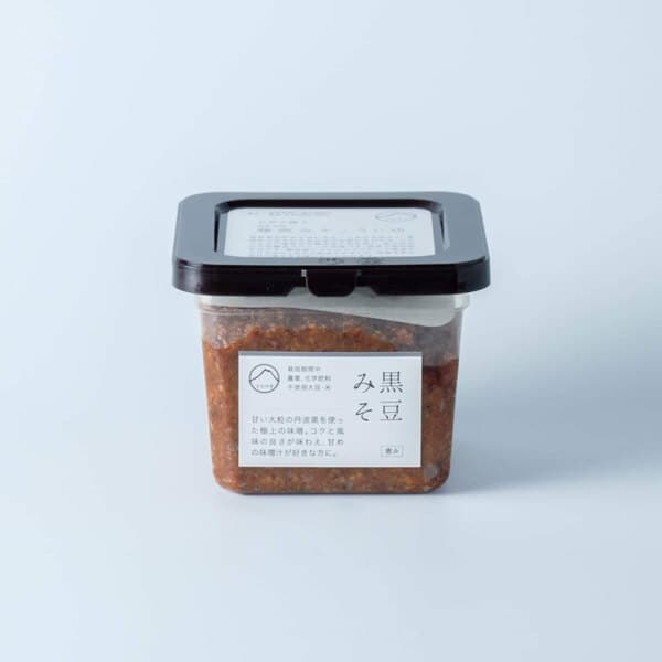 黒豆みそ　農薬不使用×天然麹菌(野生麹菌)