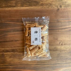 玄米揚げ餅（おかき）　100ｇ　「神楽　かぐら」化学調味料・保存料無添加の口コミ・レビュー(ayaneさん)