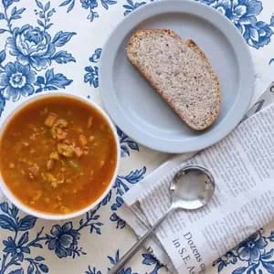 栄養学から設計された、高密度野菜と進化系バゲットのセット・バランスド・サイエンスミール(現在は青パパイヤのカレースープスープ）の口コミ・レビュー(Alohaさん)