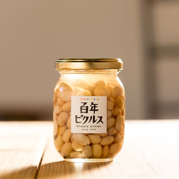 佐賀産の無農薬大豆を漬けた百年ピクルス＜大豆＞無添加手作り