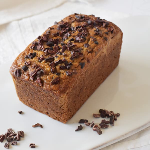 グレインフリーケーキブレッド【バナナ＆カカオニブ】穀物・小麦・米粉・白砂糖・乳製品不使用