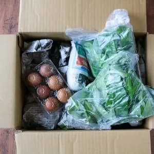 農薬・化学肥料不使用、自然栽培＜阿波の玉手箱＞お野菜と平飼たまご。徳島のおいしいもの詰め合わせ