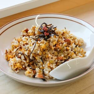 梅塩昆布チャーハン
