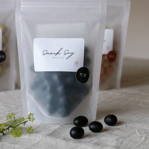【SNACKSOY・竹炭】　大豆のおやつ　九州産有機大豆　ホールフード　白砂糖不使用