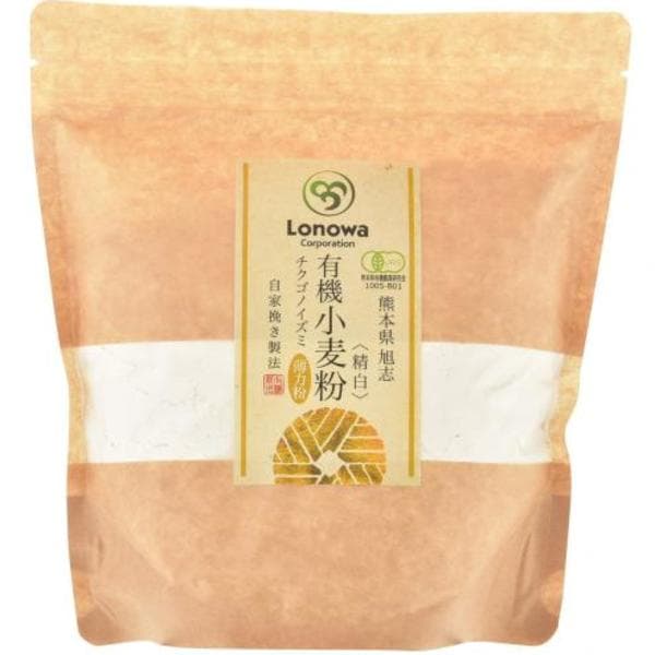小麦粉 (薄力粉: チクゴイズミ) 精白 [無農薬・無化学肥料・有機JAS認定]