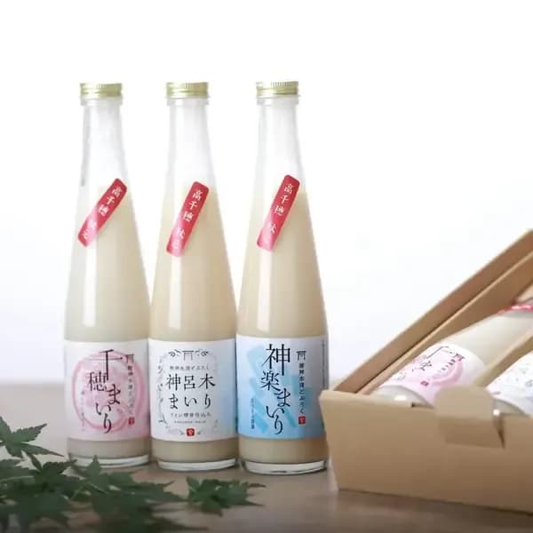 御神水源どぶろく 千穂まいり３種類 飲み比べ 300ml