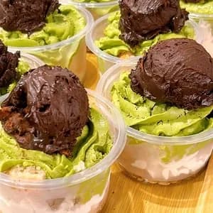 ＜veganパフェ＞抹茶＆生チョコ＜卵、乳製品、小麦不使用＞の口コミ・レビュー(あみさん)