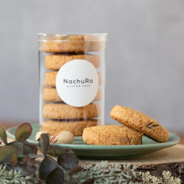 卵・小麦粉・白砂糖不使用＜贅沢ピスタチオクッキー＞芳酵なバターと藻塩で仕上げたグルテンフリー焼き菓子