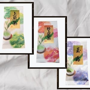 農薬不使用の上煎茶、特上煎茶、玉露　