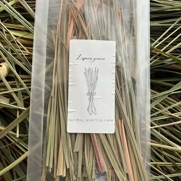 無農薬・肥料不使用の自然栽培ハーブティ＜レモングラス＞自然乾燥