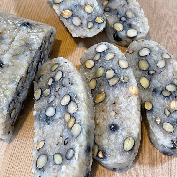 《2/19(木)発送》玄米豆餅【天日干し・無農薬・無肥料のお米】