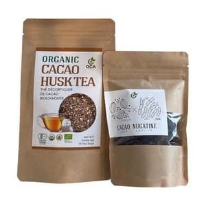 【お試しセット】オーガニックカカオハスクティー＆ヌガティーヌセット【ネコポス便・送料込】