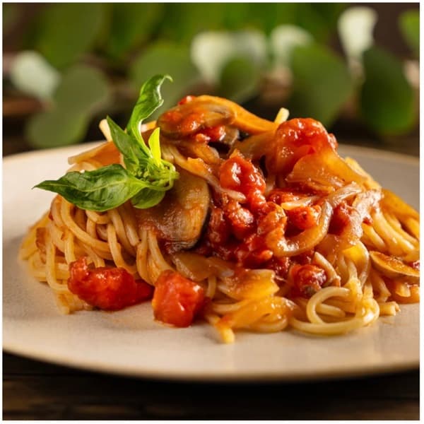 京の八百屋が作る化学調味料無添加惣菜＜マッシュルーム入りトマトパスタソース＞薬・化学肥料不使用の野菜使用