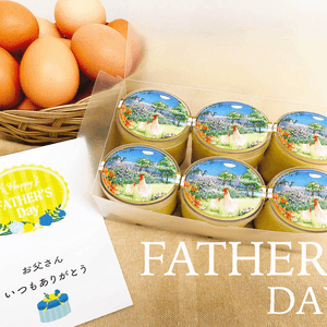 【父の日ギフト】走る鶏の濃厚プリン６個入り【メッセージカード付き】