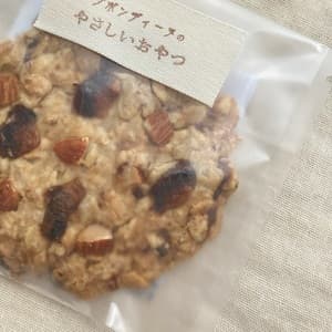 有機オートミールのクッキー　100%無農薬・有機食材〈甘味料不使用で甘くない〉砂糖・小麦・卵・乳製品・大豆・食品添加物不使用の口コミ・レビュー(Qooさん)