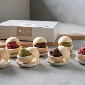 ＜無添加・糸モナカ＞有機農家の厳選素材で手詰めを楽しむ手作り最中（4種の手作り餡・半月モナカの皮16枚）の口コミ・レビュー(しのはらさん)