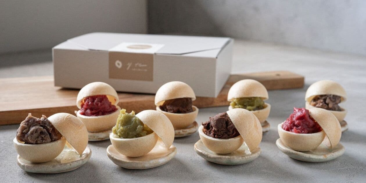 お菓子と暮らしの物 りたロゴ