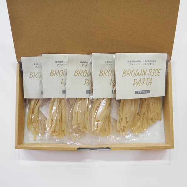 内祝にも【ギフトボックス】Brown Rice  Pasta （半生の玄米パスタ）