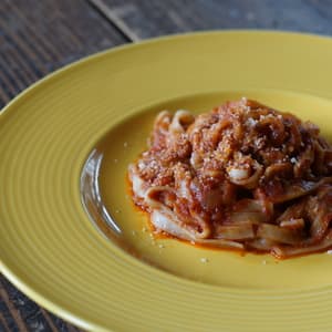 【父の日にも】カンタン・ジタン♪ トマトソースの玄米パスタ