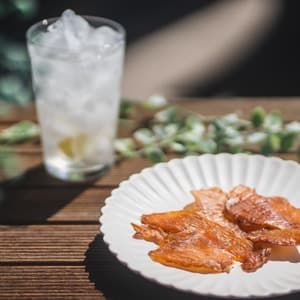 無添加高タンパク＜恵那どりのむね肉ジャーキー＞塩・塩胡椒・柚子胡椒 ※保存料、着色料、発色料、亜硝酸ナトリウム、酸化防止剤の添加物不使用の口コミ・レビュー(チビミミさん)