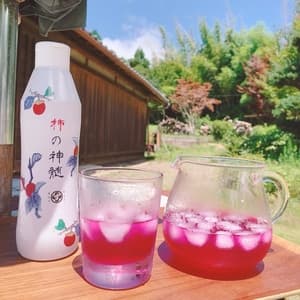 柿の神髄で作る紫蘇ジュース